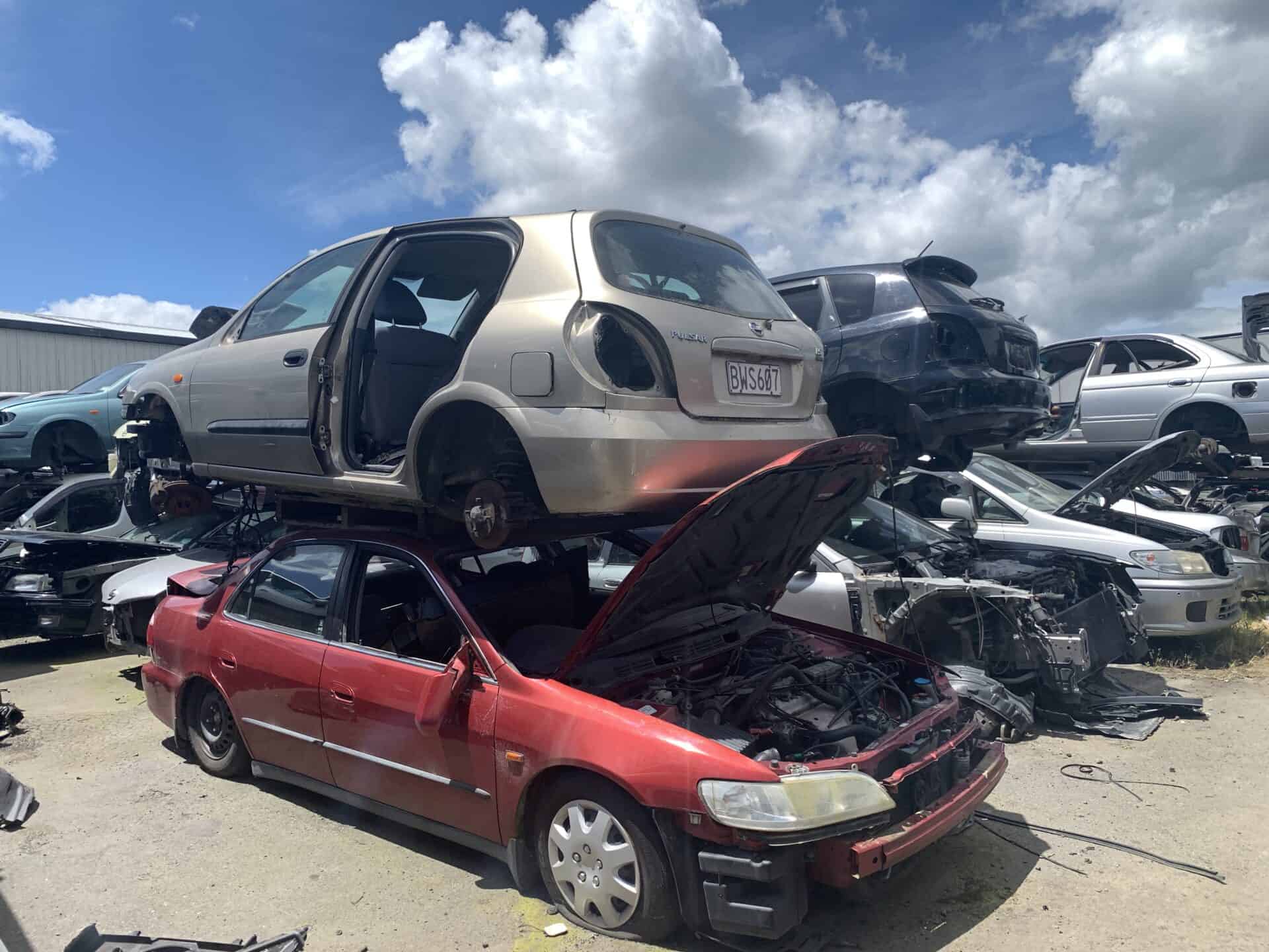 Can you scrap a car with no engine in it mega wreckers